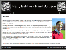 Tablet Screenshot of harry-belcher.co.uk